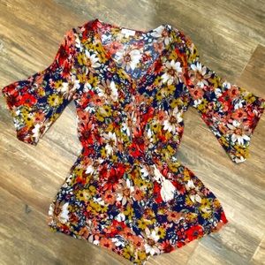 Umgee Floral Romper